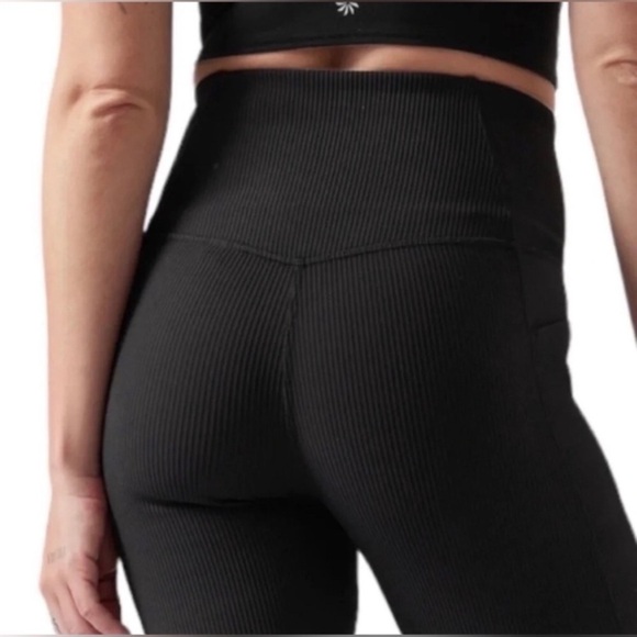 Athleta | Women’s Salutation Rib Flare in Black Size Small - Picture 2 of 12